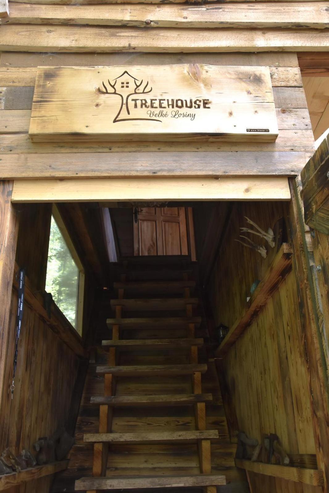 Treehouse Velké Losiny Extérieur photo
